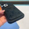 LV エンボスカードケース ブラック