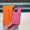 LV エンボスカードケース ピンク
