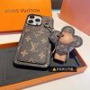 LV モノグラムエンボスキーホルダー ブラウン