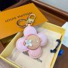 LV 編み込みキーホルダー ライトピンク