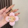 LV 編み込みキーホルダー ライトピンク