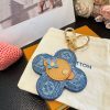 LV デニムキーホルダー インディゴ