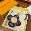 LV 編み込みキーホルダー ブラック