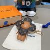 LV ウッドフェイスキーホルダー ブラウン