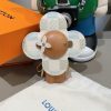LV ダミエキーホルダー ホワイト