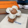 LV ダミエキーホルダー ホワイト