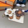 LV ダミエキーホルダー ホワイト