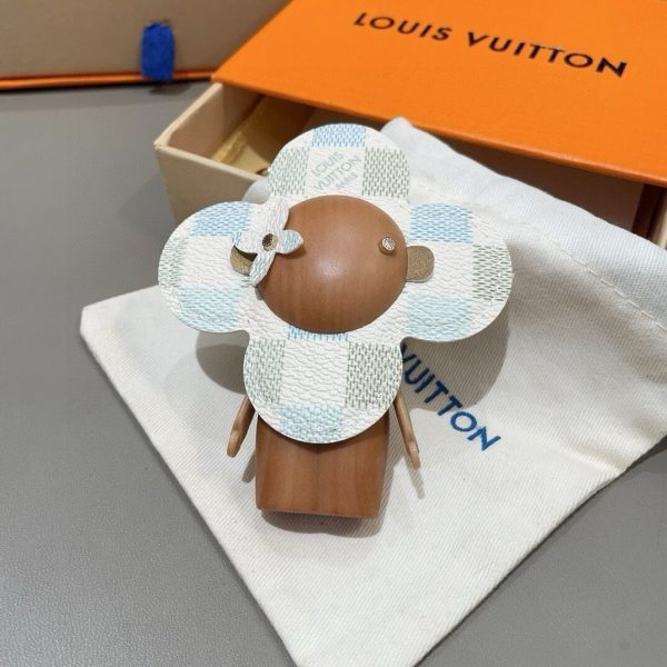 LV ダミエキーホルダー ホワイト