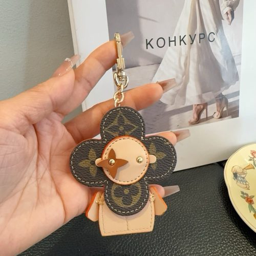 13434280123961286 LV モノグラムキーホルダー ブラウン