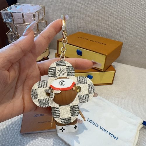 13434280248845759 LV ヴォヤージュダミエキーホルダー モノトーン