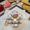 LV ヴォヤージュダミエキーホルダー モノトーン