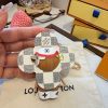 LV ヴォヤージュダミエキーホルダー モノトーン