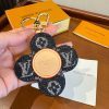 LV 編み込みモノグラムキーホルダー ブラック