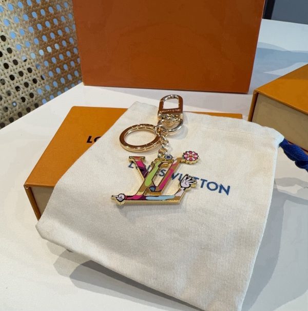 LV モノグラムエンボスキーホルダー マルチ