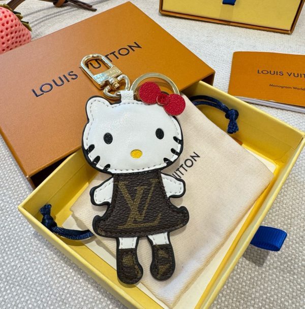 LV ハローキティチャーム ブラウン