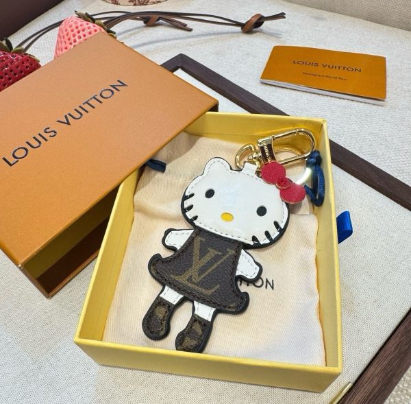 LV ハローキティチャーム ブラウン
