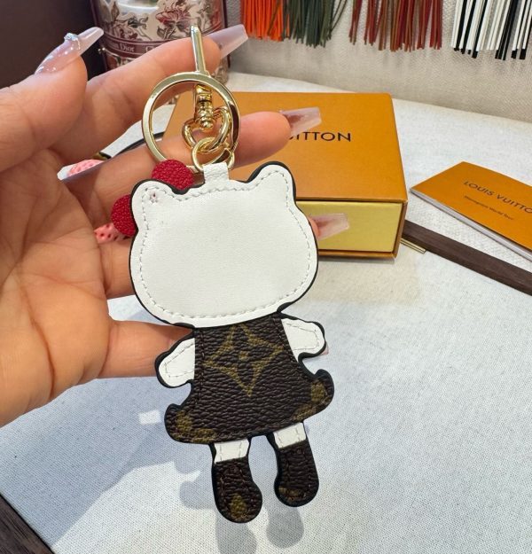 LV ハローキティチャーム ブラウン