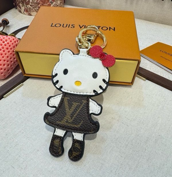 LV ハローキティチャーム ブラウン