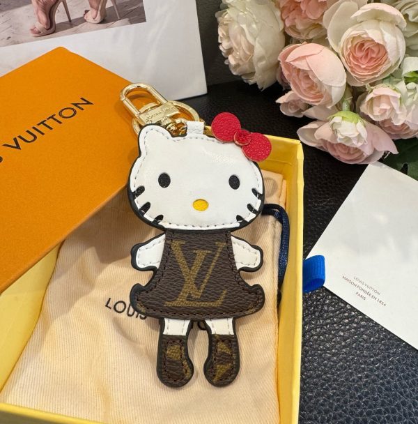 LV ハローキティチャーム ブラウン