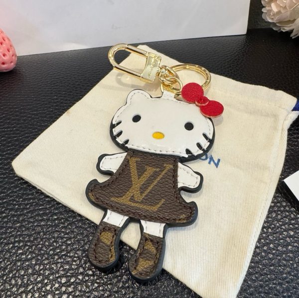 LV ハローキティチャーム ブラウン