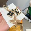 LV フラワーエナメルチャーム ブラウン