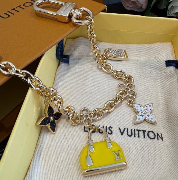 LV チェーンミニバッグチャーム ゴールド