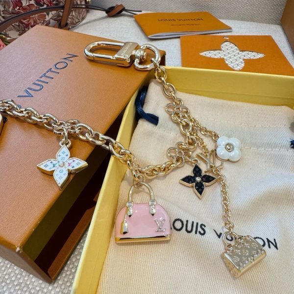 LV チェーンミニバッグチャーム ゴールド