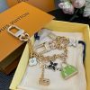 LV チェーンミニバッグチャーム ゴールド