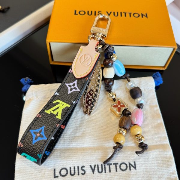 LV ビーズモノグラムチャーム マルチ