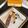 LV ビーズモノグラムチャーム ブラウン
