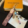 LV ビーズモノグラムチャーム ブラウン
