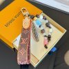 LV ビーズモノグラムチャーム ブラウン