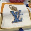 LV モノグラムレターチャーム ブルー