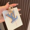 LV モノグラムレターチャーム ブルー