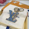 LV モノグラムレターチャーム ブルー