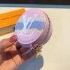 LV ドットコインパース ピンク