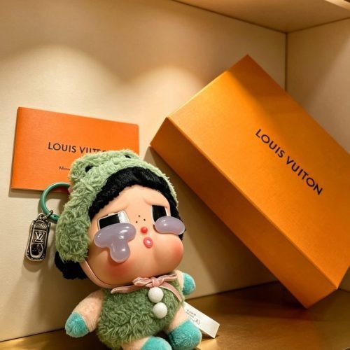 13434297285608690 LV ぬいぐるみチャーム グリーン