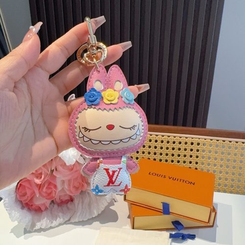 13434297559381789 LV ウサギキーホルダー ピンク