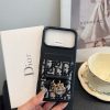 DIOR ロゴカードケース ブラックオレンジ