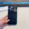 DIOR キルティングカードケース ブラック
