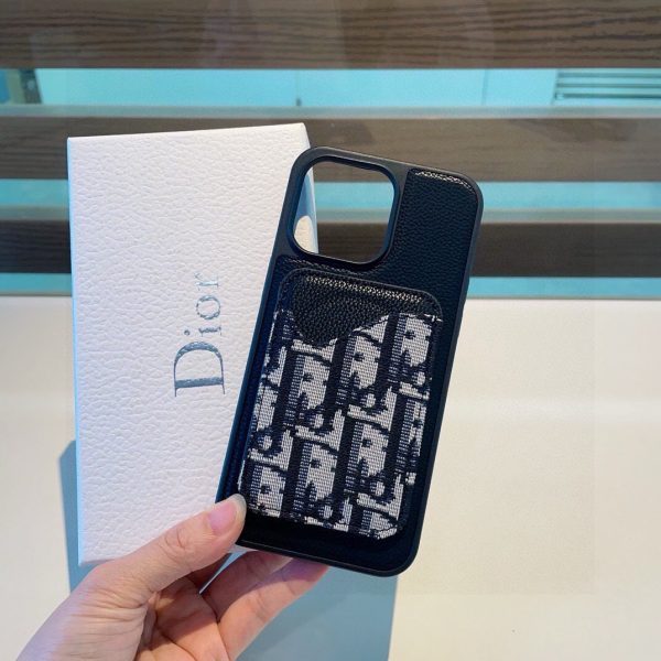 13434315870398384 DIOR オブリックカードケース ブラックホワイト