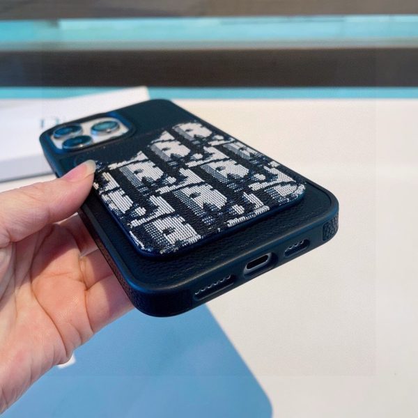 13434315874076763 DIOR オブリックカードケース ブラックホワイト