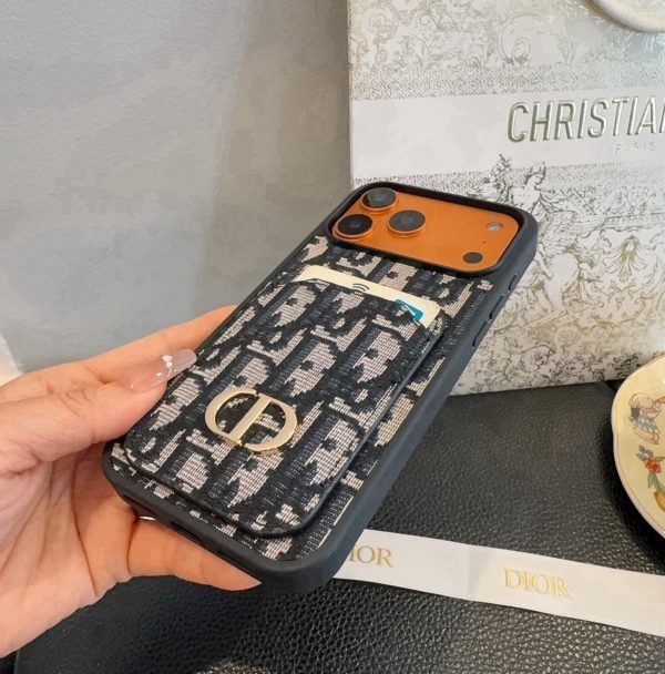 13434315935082094 DIOR オブリックカードケース ブラックホワイト