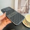 DIOR ロゴプリントスマホケース グレー