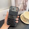 DIOR ロゴプリントスマホケース グレー