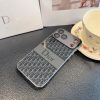 DIOR ロゴプリントスマホケース グレー