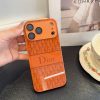 13434316259729644 DIOR ロゴプリントスマホケース オレンジ