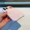 DIOR キルティングチェーンケース ピンク