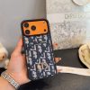 DIOR CDロゴケース グレーブルー