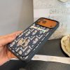 DIOR CDロゴケース グレーブルー